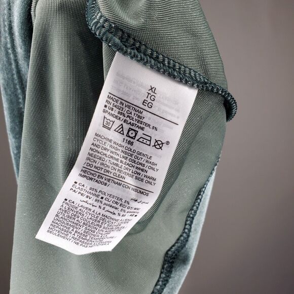 Old Navy Velvet Dress XL Empire Square Neck Mini - Picture 8 of 9